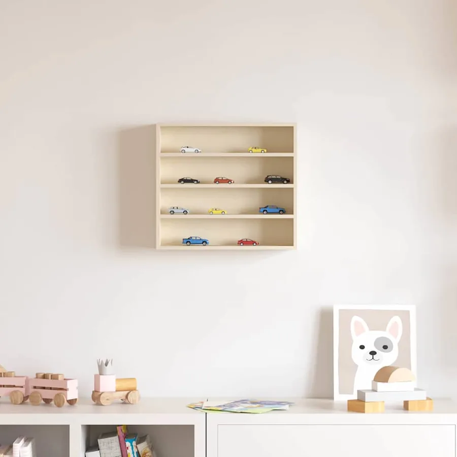 Vitrine Murale Beige 40 x 8,5 x 37 cm Bois d'ingénierie