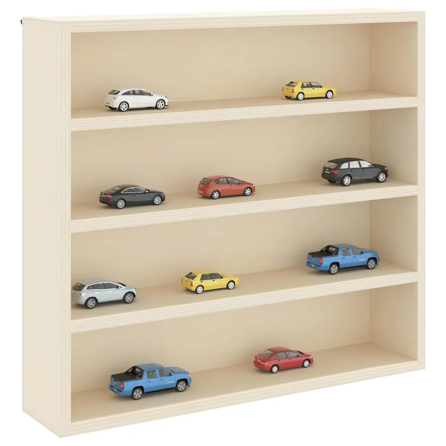 Vitrine Murale Beige 40 x 8,5 x 37 cm Bois d'ingénierie - 3