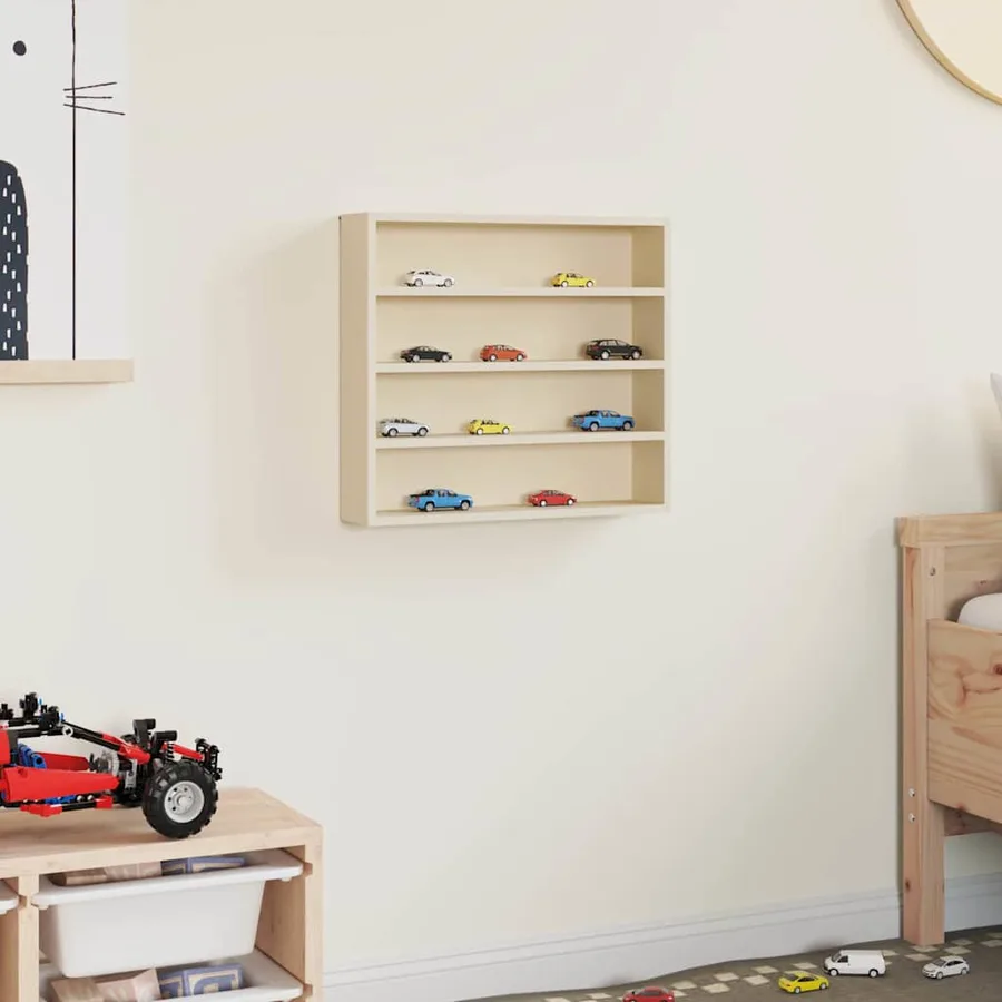 Vitrine Murale Beige 40 x 8,5 x 37 cm Bois d'ingénierie - 4