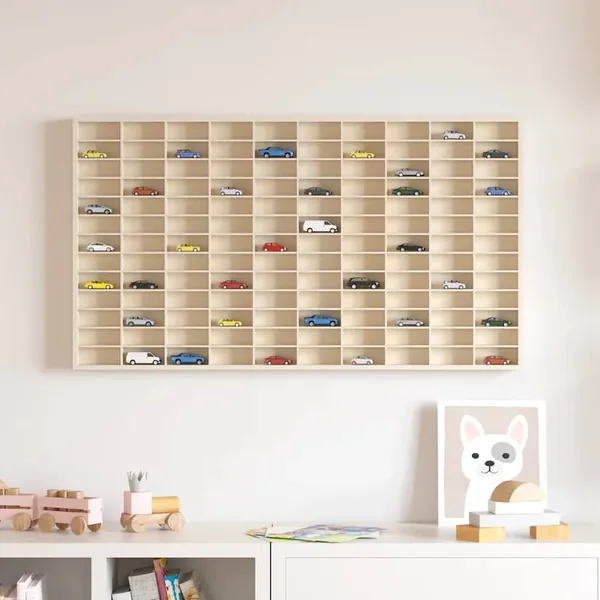 Vitrine Murale Beige 98 x 4,5 x 55 cm Bois d'ingénierie