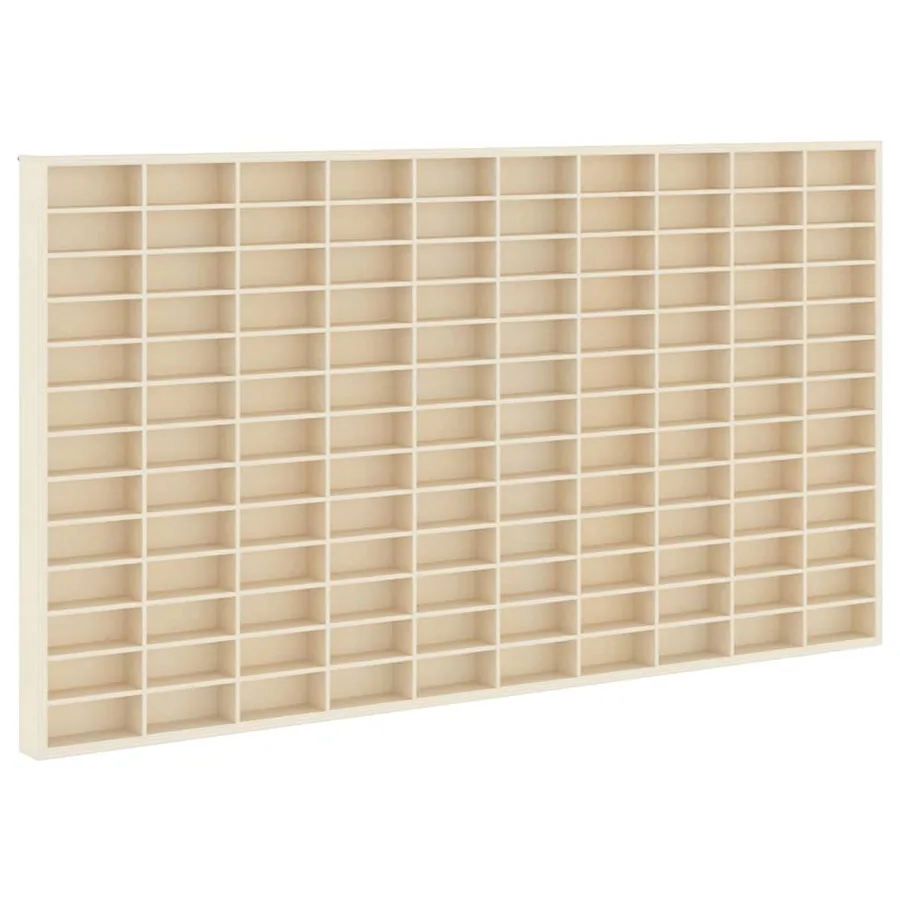 Vitrine Murale Beige 98 x 4,5 x 55 cm Bois d'ingénierie - 2