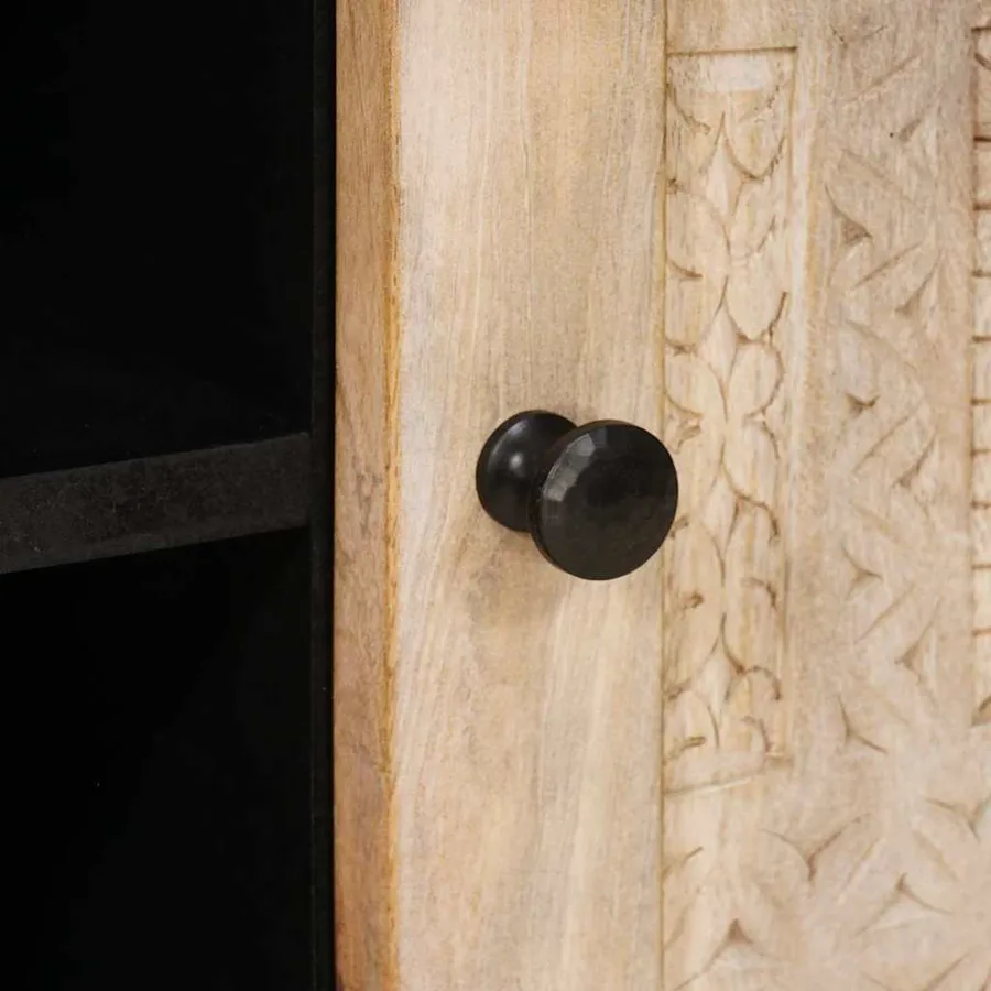 Unites TV avec étagère Blanc 105 x 33 x 46 cm Bois d'ingénierie - 7