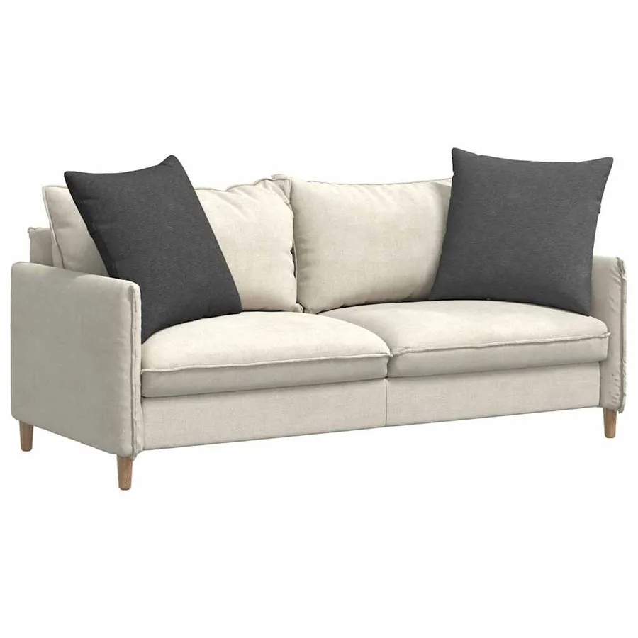 Coussins de canapé 2 pcs Gris foncé 60 x 60 cm - 3