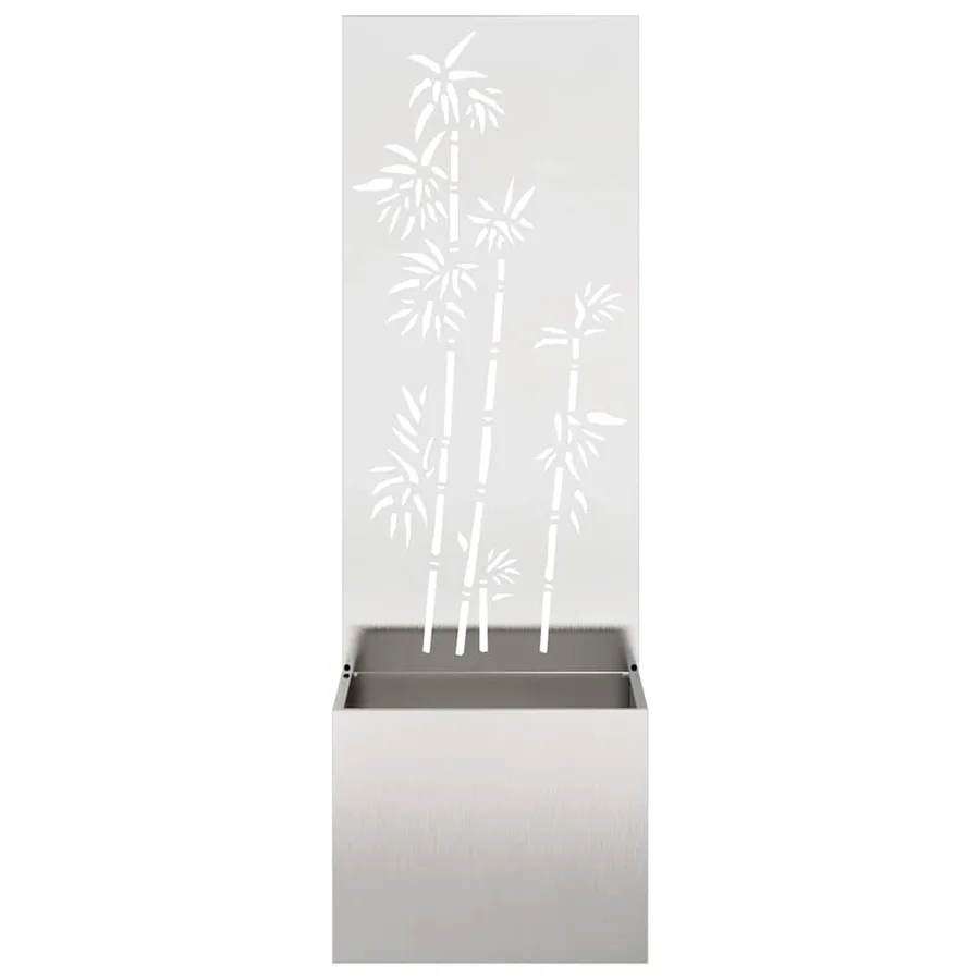 Écran de confidentialité de jardin Floral Argent 50 x 150 cm - 5