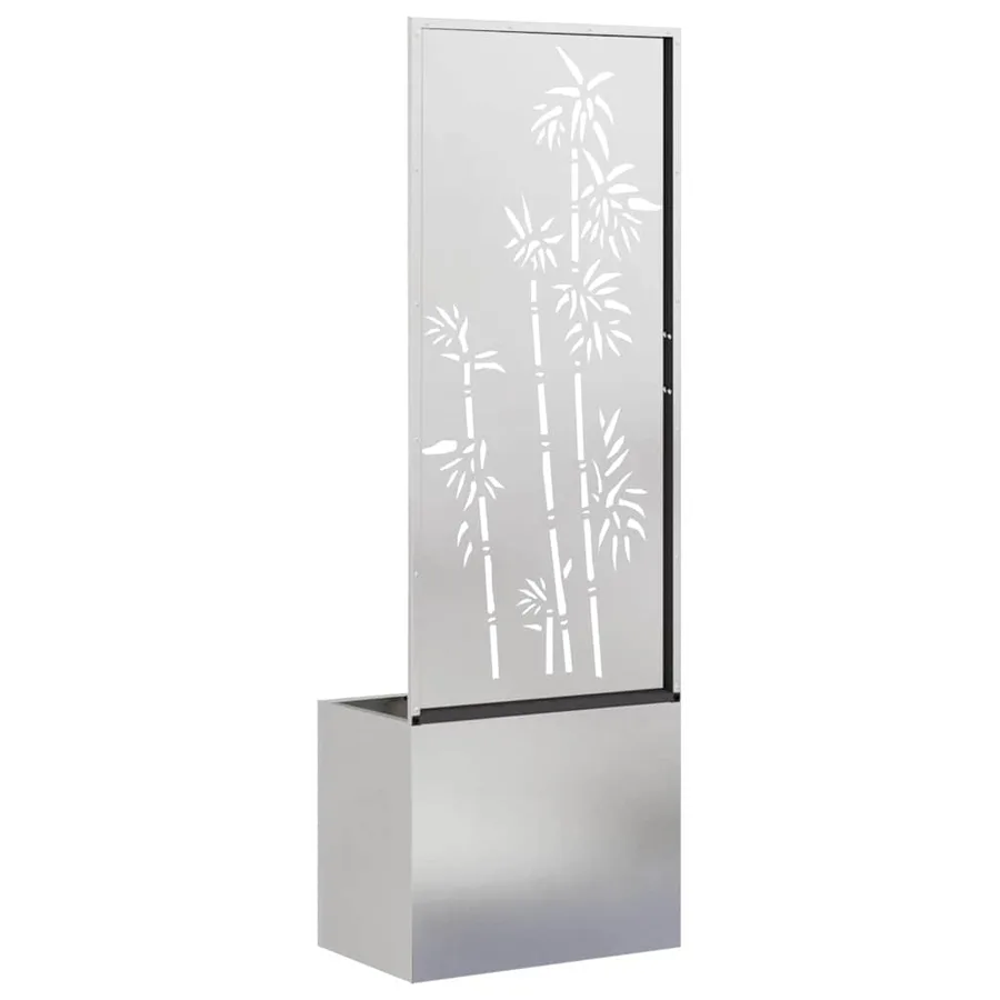 Écran de confidentialité de jardin Floral Argent 50 x 150 cm - 7