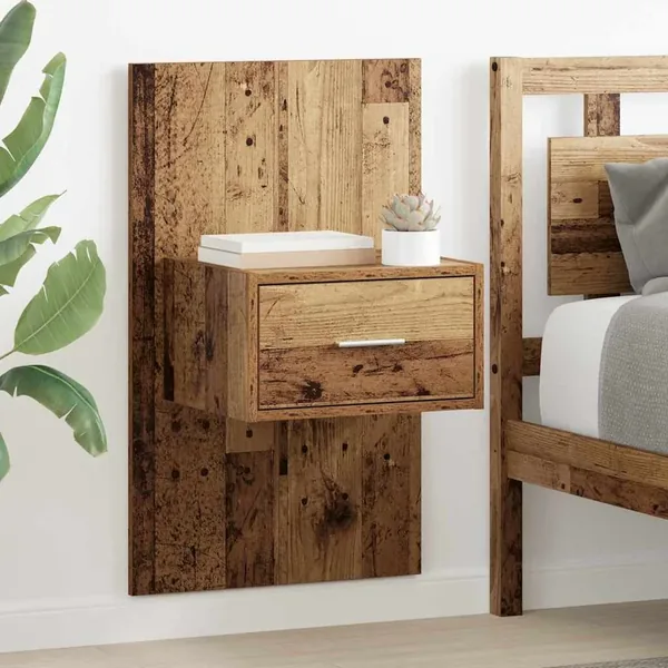 Cabinet de chevet 2 pcs Bois ancien 50 x 32,5 x 80cm