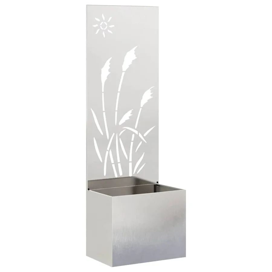 Écran de confidentialité de jardin Fretwork Argent 50 x 150 cm - 2