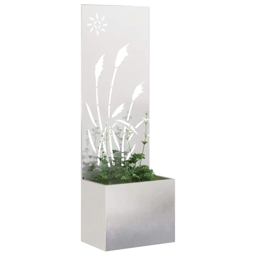 Écran de confidentialité de jardin Fretwork Argent 50 x 150 cm - 3