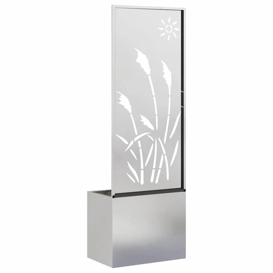 Écran de confidentialité de jardin Fretwork Argent 50 x 150 cm - 7