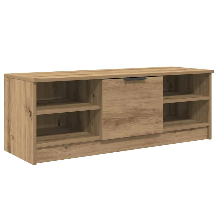 Meuble TV 102 x 35 x 36,5 cm Chêne artisanal Bois d'ingénierie - 2