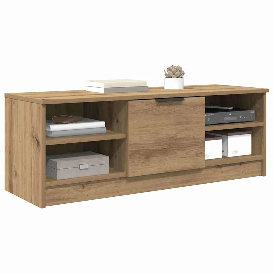 Meuble TV 102 x 35 x 36,5 cm Chêne artisanal Bois d'ingénierie - 3