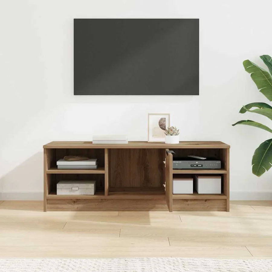 Meuble TV 102 x 35 x 36,5 cm Chêne artisanal Bois d'ingénierie - 4
