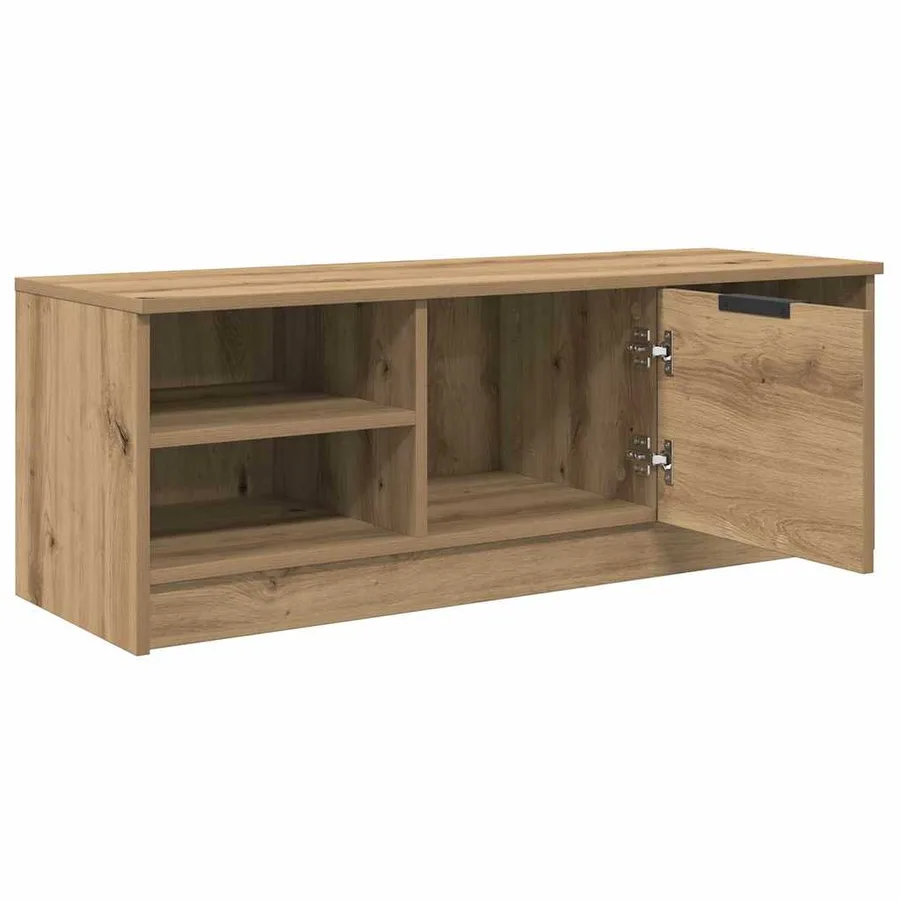 Meuble TV 102 x 35 x 36,5 cm Chêne artisanal Bois d'ingénierie - 5