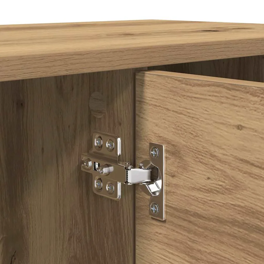 Meuble TV 102 x 35 x 36,5 cm Chêne artisanal Bois d'ingénierie - 9