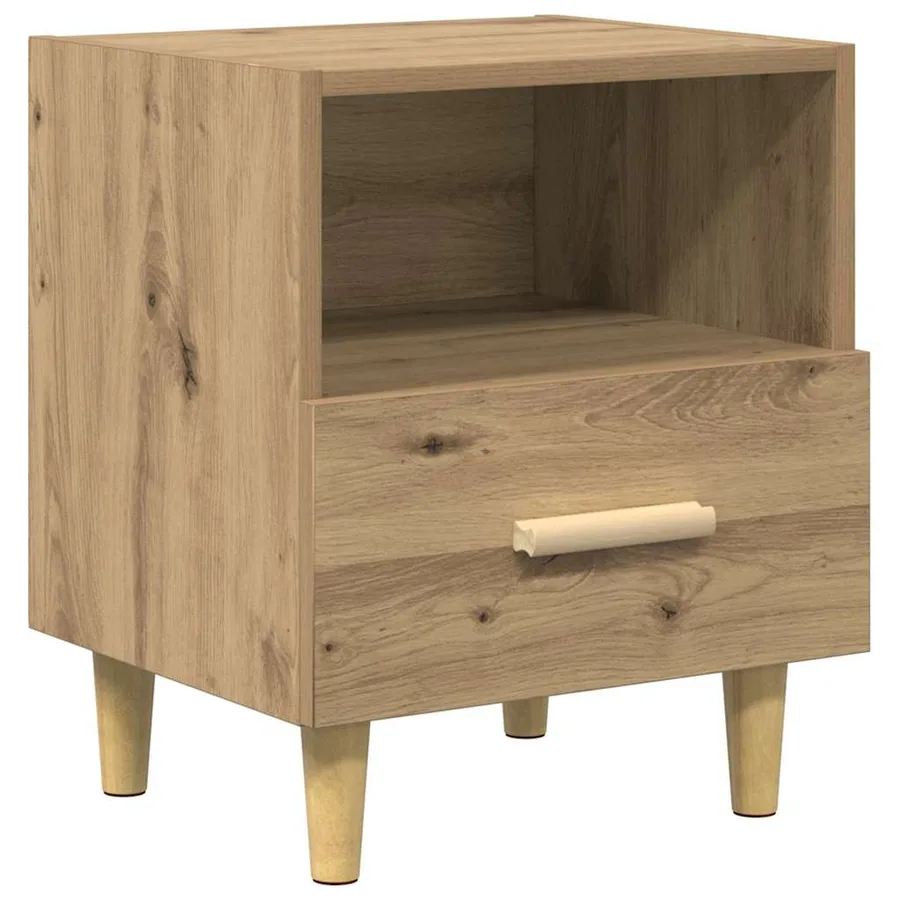 Cabinet de chevet Chêne artisanal 40 x 35 x 47 cm - 2