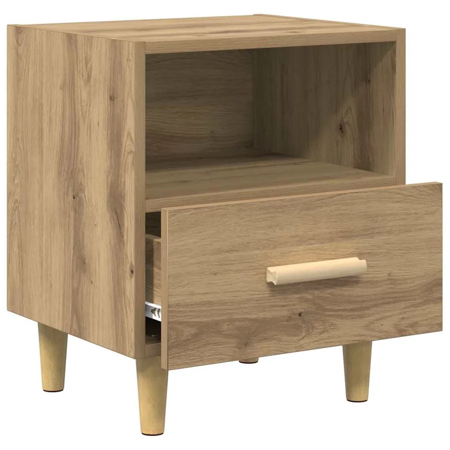 Cabinet de chevet Chêne artisanal 40 x 35 x 47 cm - 5