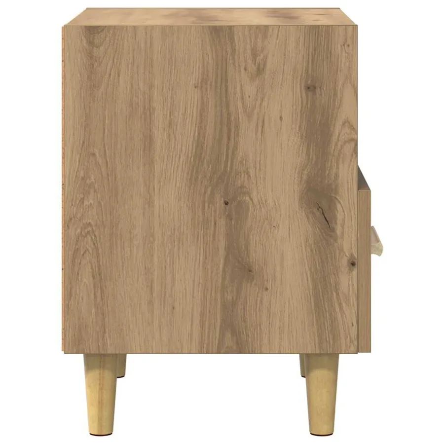 Cabinet de chevet Chêne artisanal 40 x 35 x 47 cm - 7