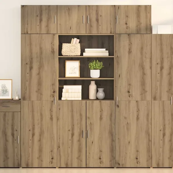 Haut Armoire Chêne artisanal 80 x 42,5 x 185 cm