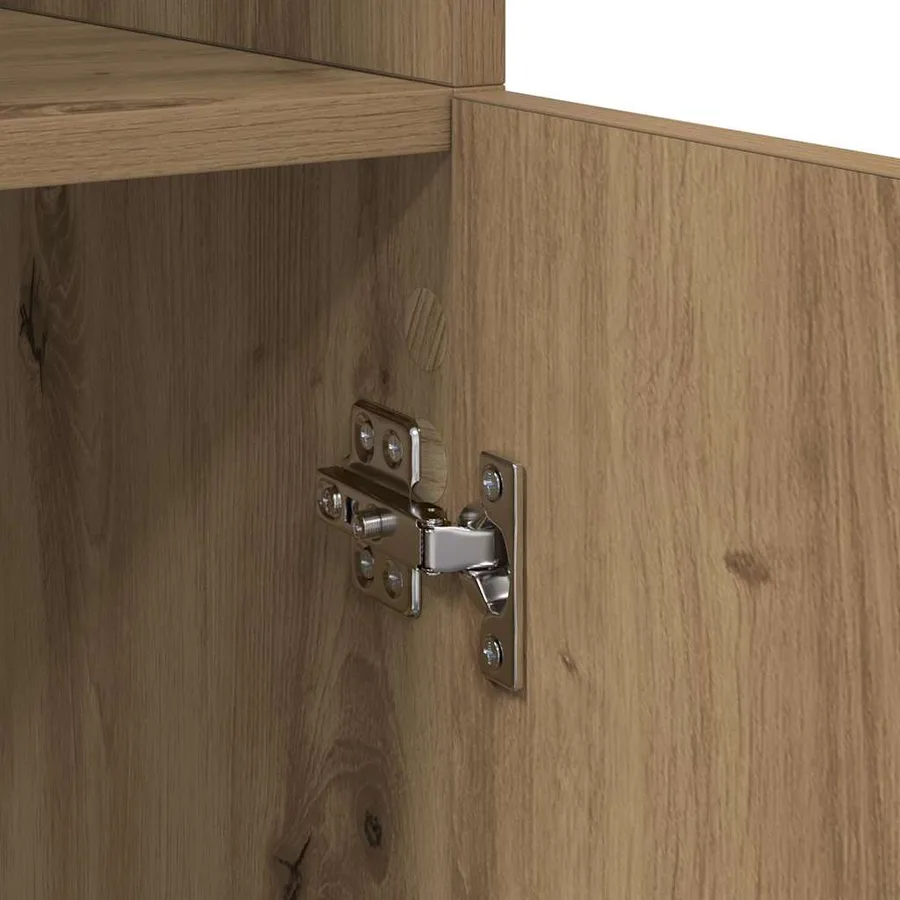 Haut Armoire Chêne artisanal 80 x 42,5 x 185 cm - 8
