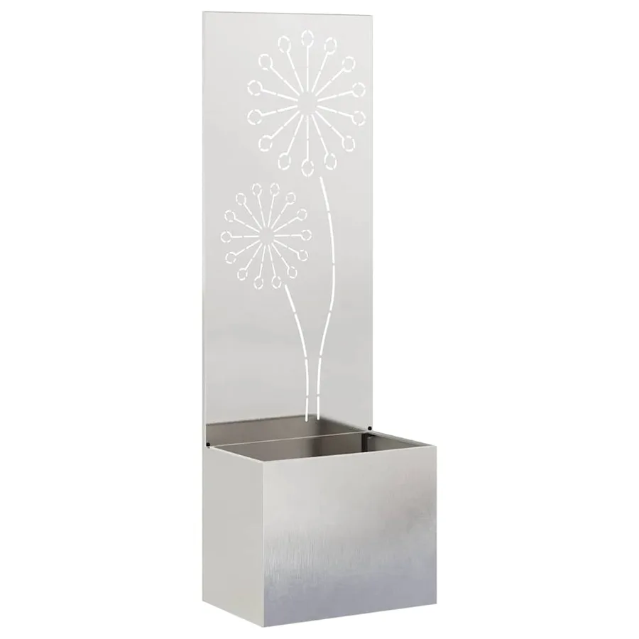 Écran de confidentialité de jardin Fretwork Argent 50 x 150 cm - 2