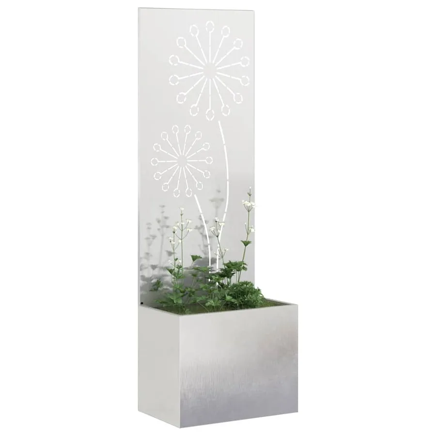 Écran de confidentialité de jardin Fretwork Argent 50 x 150 cm - 3