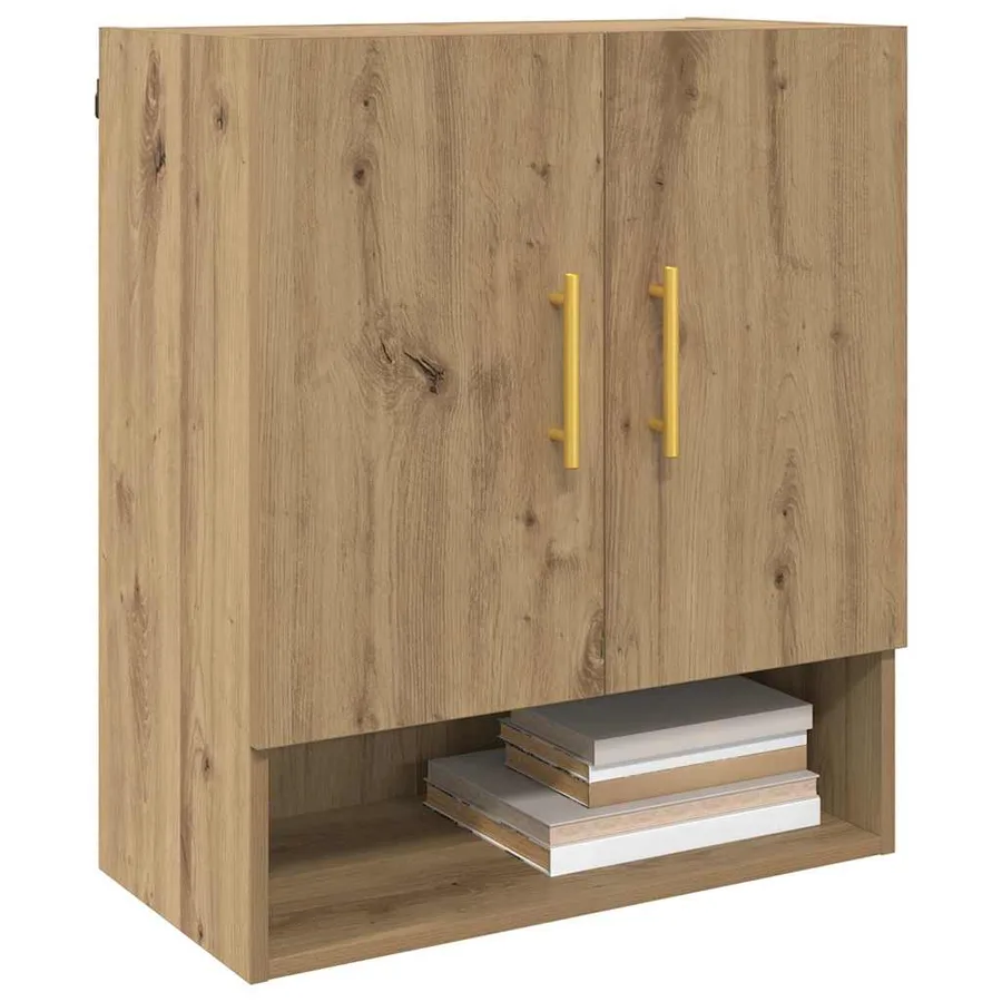 Meuble mural 60 x 31 x 70 cm Bois d'ingénierie chêne artisanal - 3