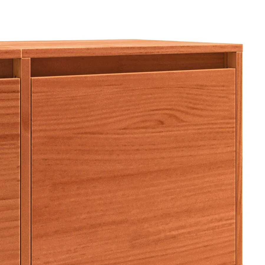 Meuble TV Marron 156 x 37 x 45 cm Bois d'ingénierie - 8