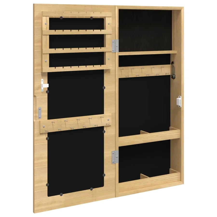 Armoire à bijoux avec miroir murale 30 x 8,5 x 67 cm - 5