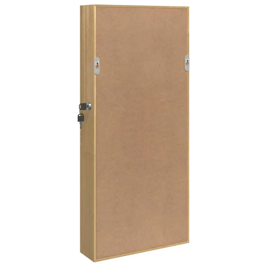 Armoire à bijoux avec miroir murale 30 x 8,5 x 67 cm - 7