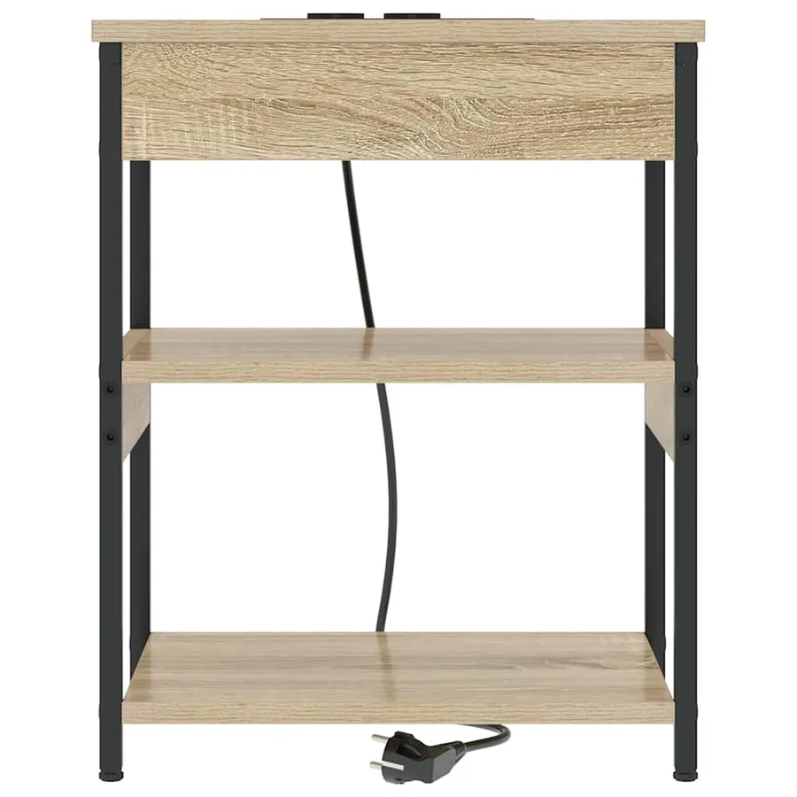 Cabinet de chevet Chêne Sonoma 41 x 31 x 51 cm - 5