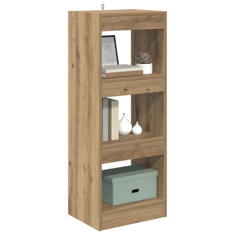 Bibliothèque 3 niveaux 37 x 30 x 103 cm Bois d'ingénierie - 3