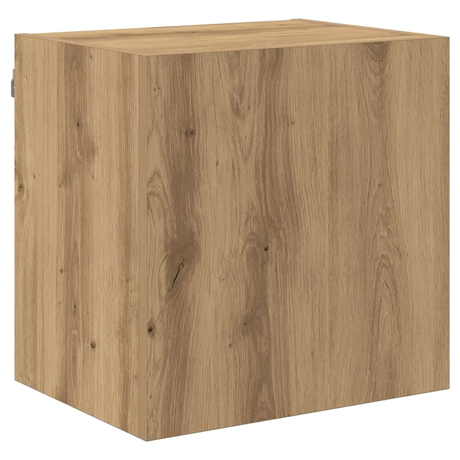 Meuble TV mural 40,5x30x40cm Chêne artisanal Bois d'ingénierie - 2