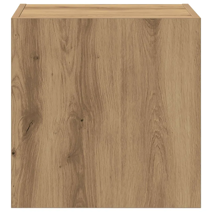 Meuble TV mural 40,5x30x40cm Chêne artisanal Bois d'ingénierie - 6