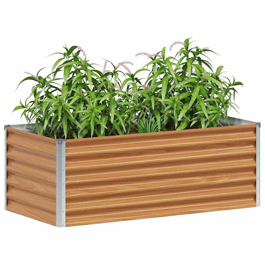 Jardinière surélevée 98 x 50 x 36 cm Acier galvanisé - 3