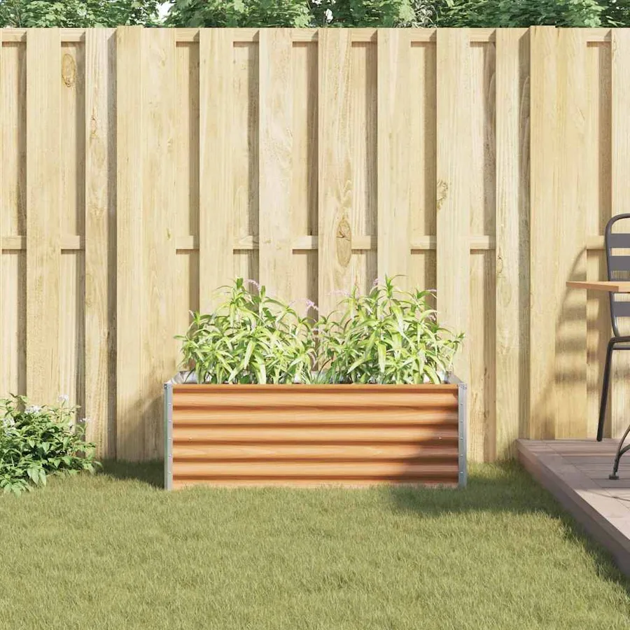 Jardinière surélevée 98 x 50 x 36 cm Acier galvanisé - 4