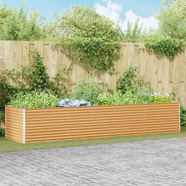 Jardinière surélevée 390 x 100 x 68 cm Acier galvanisé