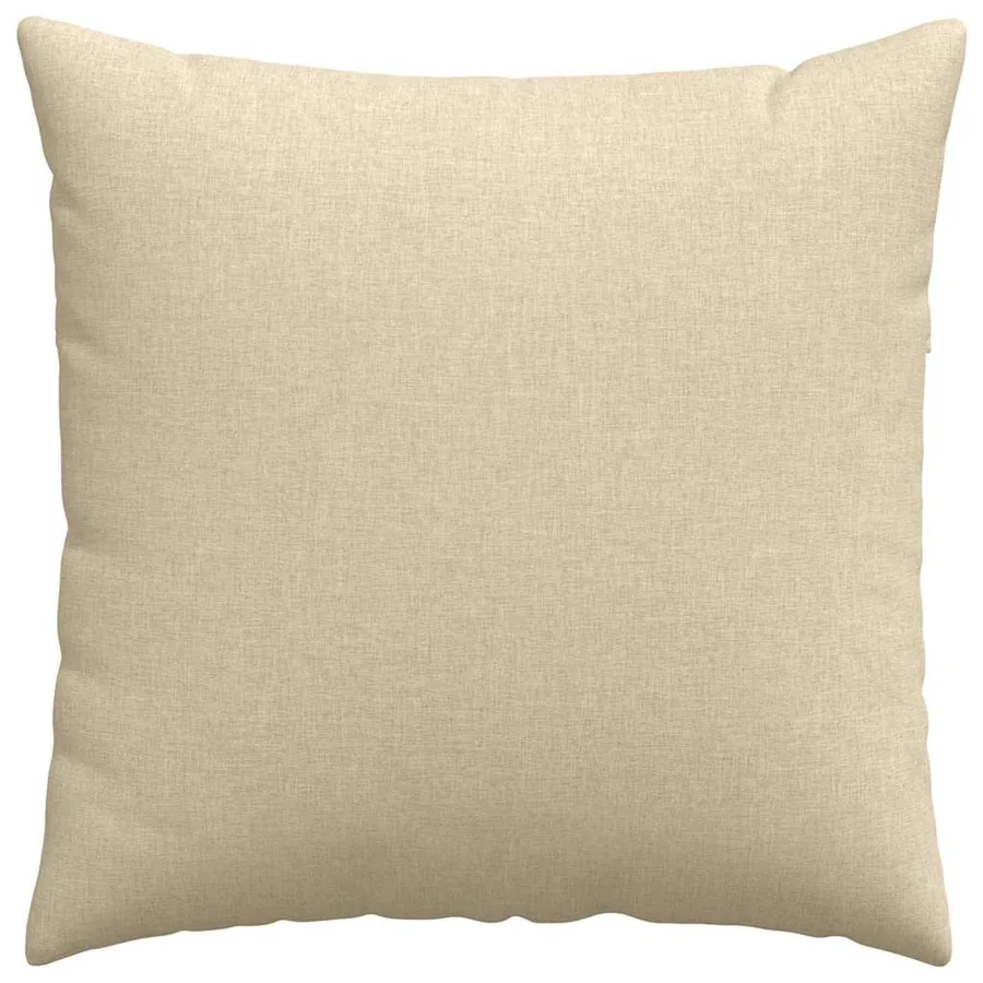 Coussins de canapé 2 pcs Crème 60 x 60 cm tissu - 6