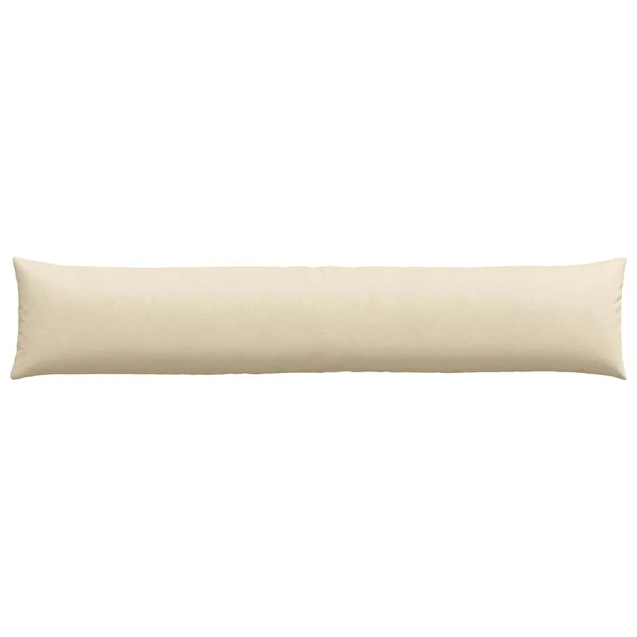 Coussins de canapé 2 pcs Crème 200 x 40 cm tissu - 6