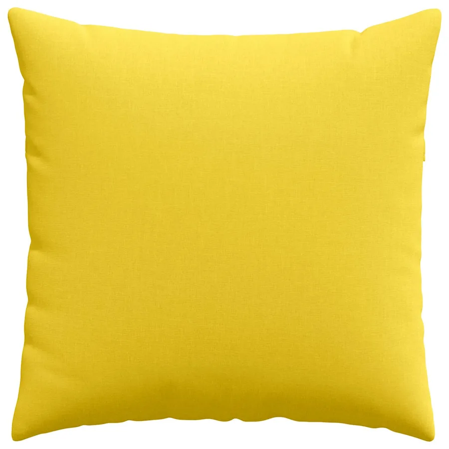 Coussins de canapé 2 pcs Jaune clair 60 x 60 cm tissu - 6