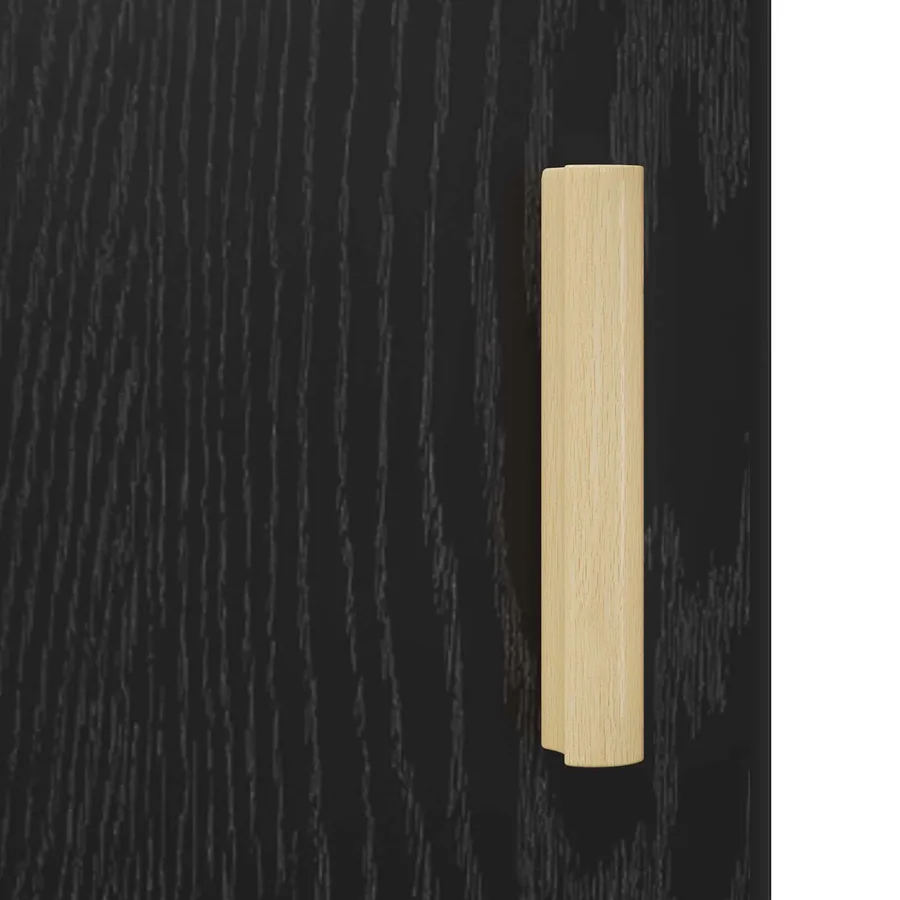 Buffet Chêne noir 34,5 x 34 x 90 cm Bois d'ingénierie - 10