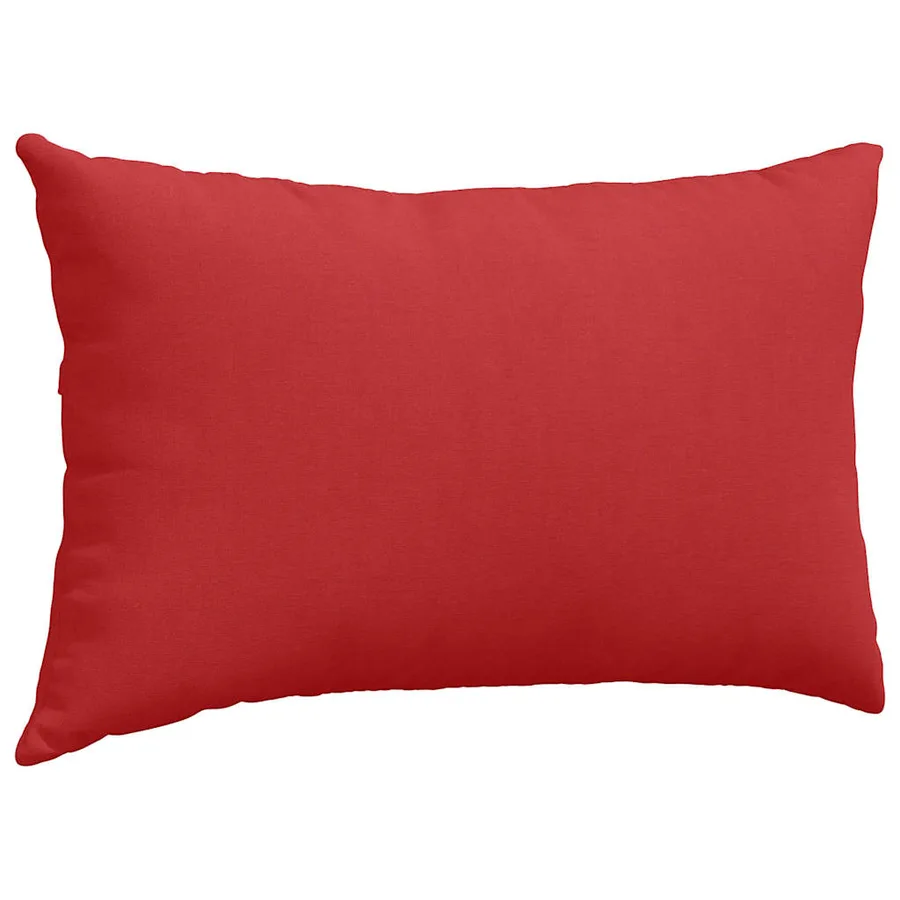 Coussins de canapé 2 pcs Rouge 50 x 30 cm tissu - 5