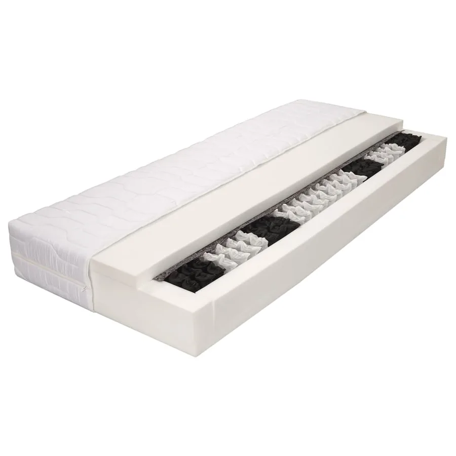 Matelas 100 x 200 cm 7 zones Ressort ensaché 20 cm H3 - 3