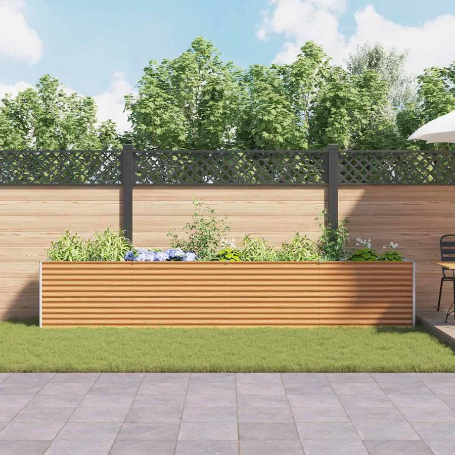 Jardinière surélevée 390 x 50 x 68 cm Acier galvanisé - 4