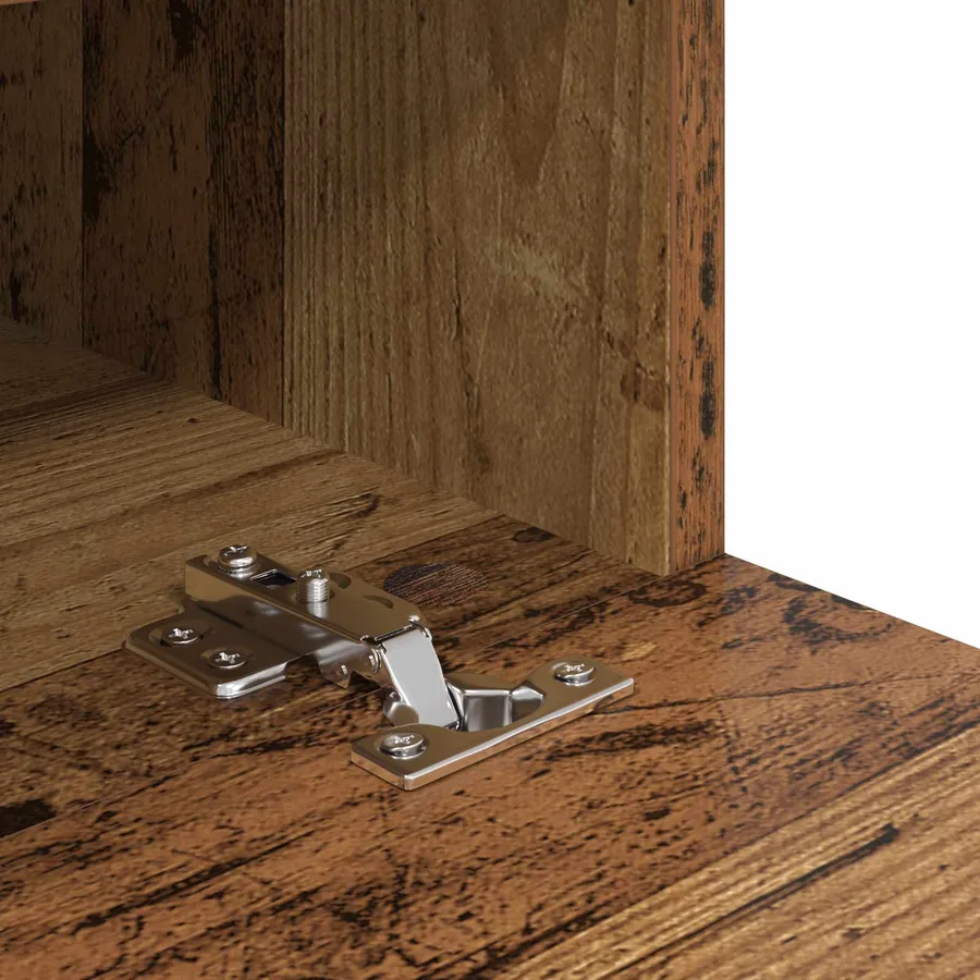 Meuble TV mural Bois Ancien 80 x 30 x 30 cm Bois d'ingénierie - 9