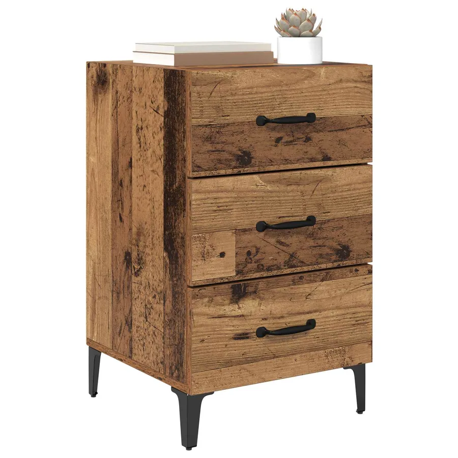 Cabinet de chevet Bois ancien 40 x 40,5 x 66 cm - 3