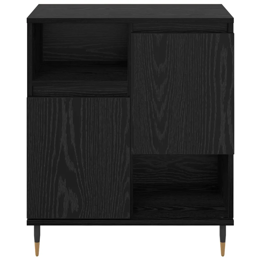 Buffets 2 pcs Chêne noir - 7