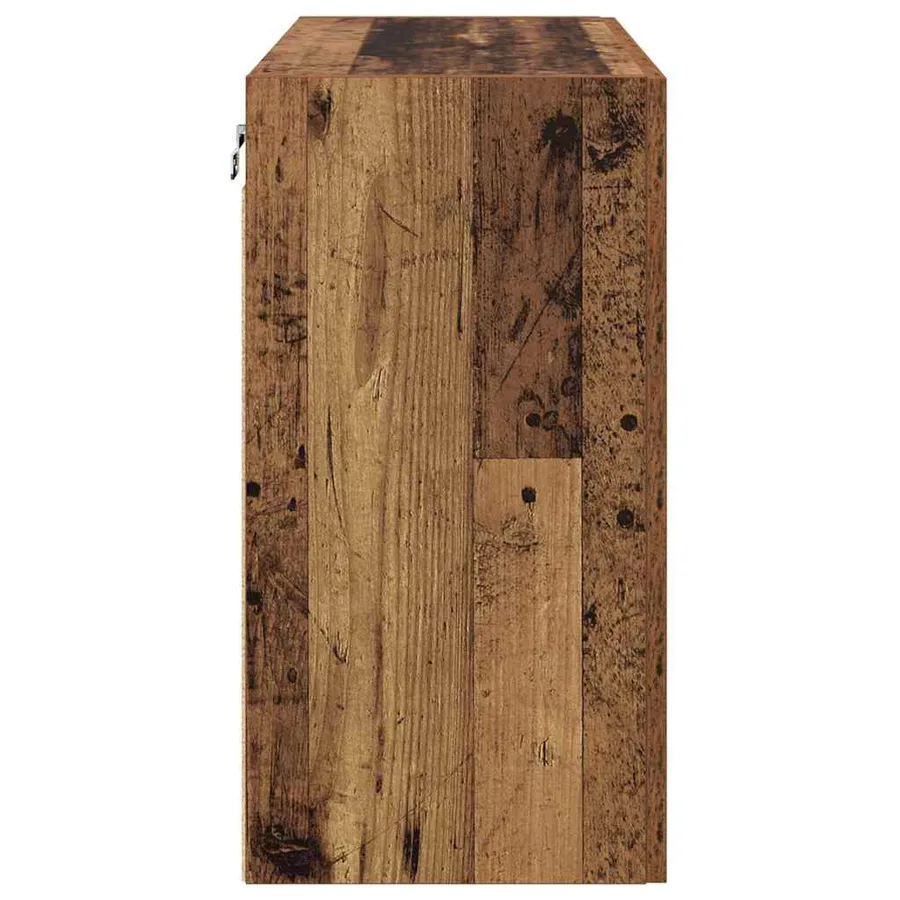 Armoire Murale Bois ancien 60 x 31 x 60 cm Bois d'ingénierie - 7