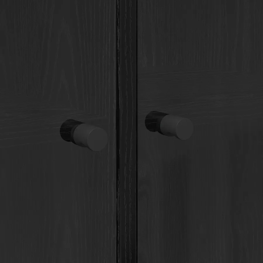 Haut Armoire Chêne noir 68 x 37 x 142 cm Bois d'ingénierie - 10