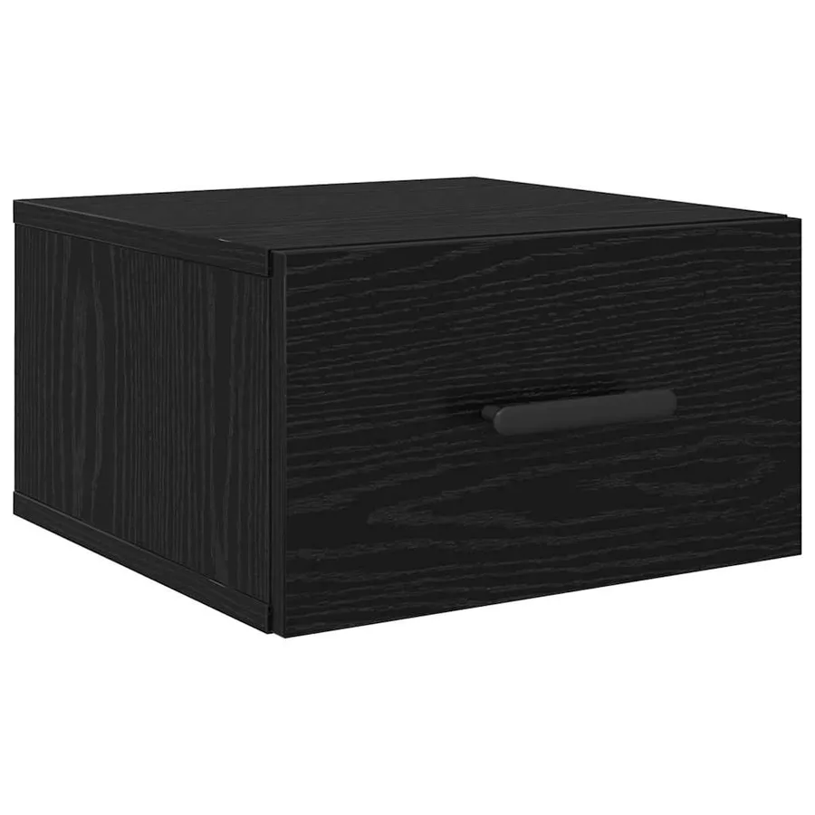 Cabinet de chevet Chêne noir 35 x 35 x 20 cm Bois d'ingénierie - 2
