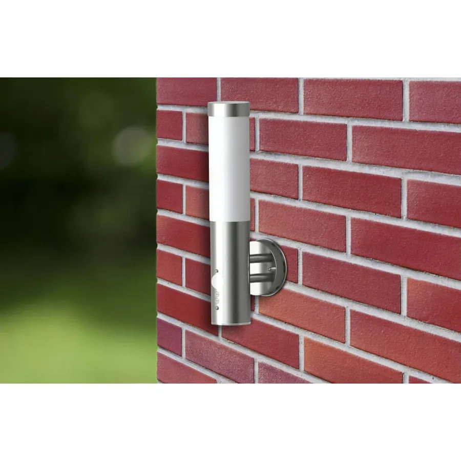 Applique murale extérieure avec capteur de mouvement inox - 3